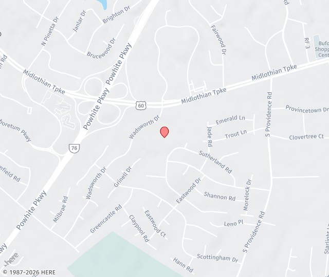 Location Map: 6600 W Broad Street, Suite 210 Richmond, Virginia 23230