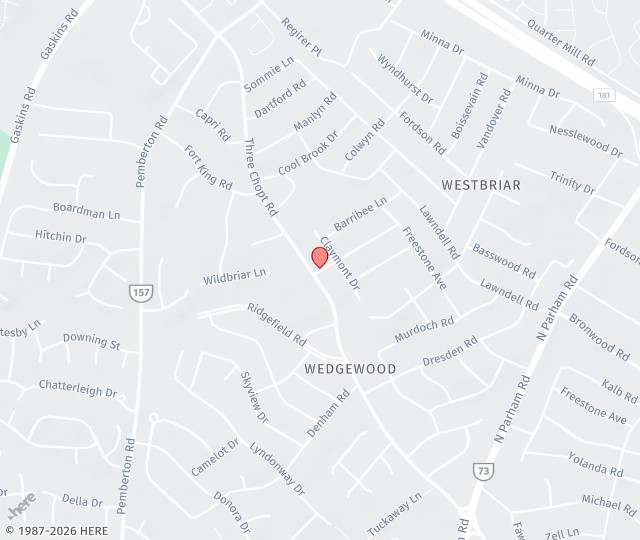 Location Map: 3450 Mayland Court Henrico, Virginia 23233