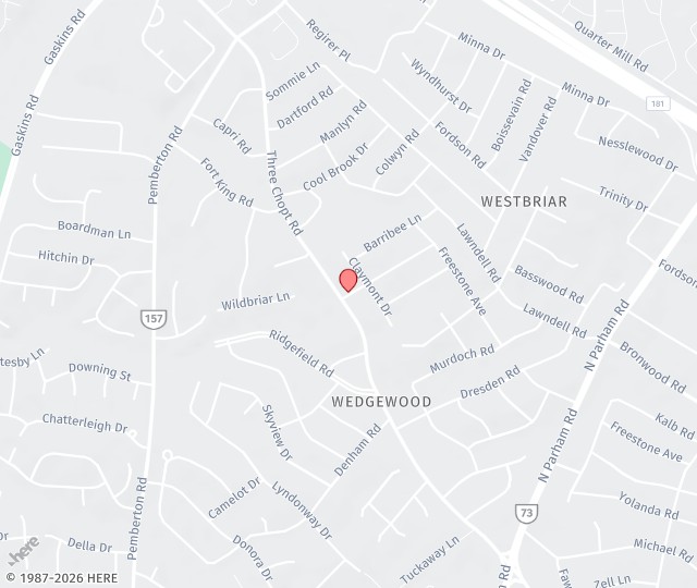 Location Map: 3450 Mayland Court Henrico, Virginia 23233